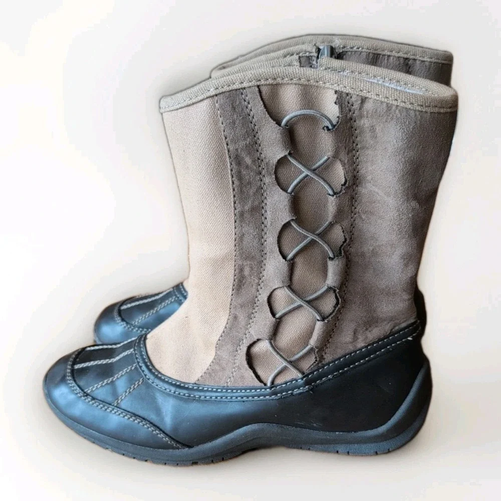 Women's Winter Leather Winter‎ Boots by Croft & Barrow/ Size 8 Medium